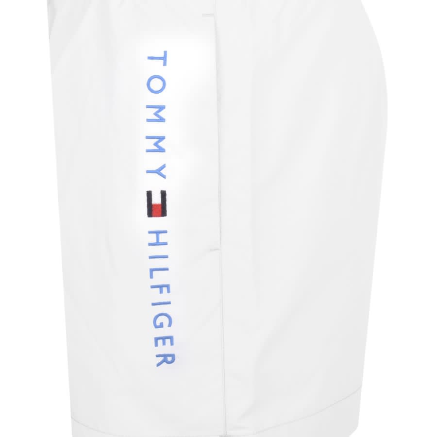 White tommy hilfiger swim trunks cheap